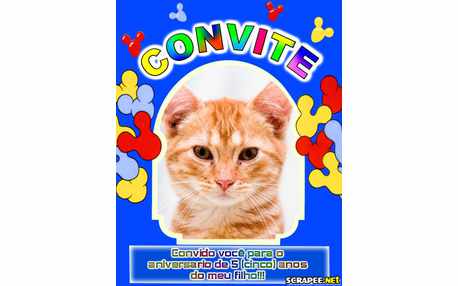 Moldura - Convite De 5 Anos