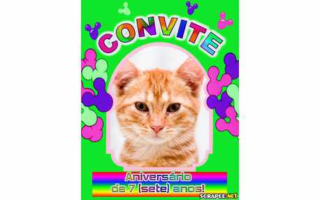 Moldura - Convite De 7 Anos