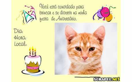 Moldura - Convite Para Imprimir