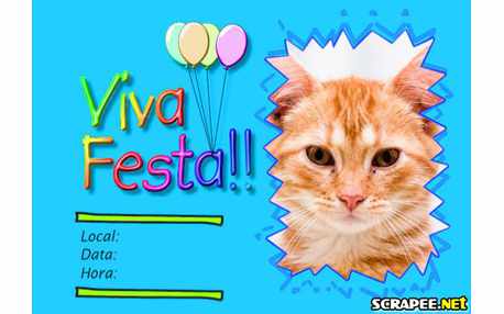 Moldura - Convite Para Imprimir