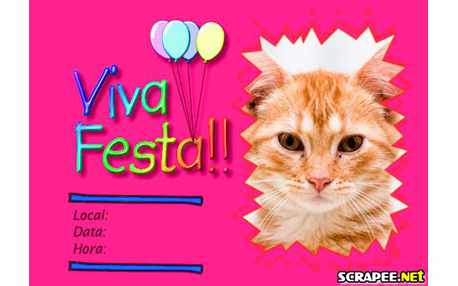 Moldura - Convite Para Imprimir