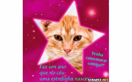 Moldura - Convite De Aniversario Para Menina