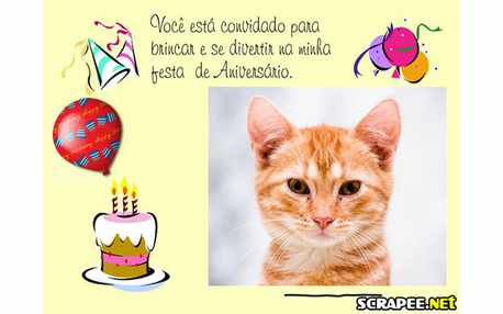 Moldura - Convite De Aniversario