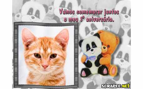 Moldura - Convite De Um Ano