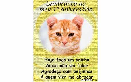 Moldura - Lembrancinha De 1 Ano