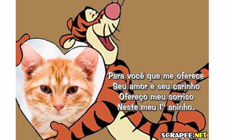 Moldura - Lembrancinha Do Tigrao