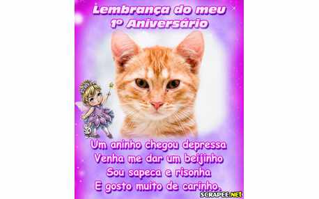 Moldura - Lembranca De 1 Aninho