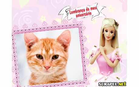 Moldura - Lembrancinha Da Barbie