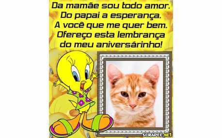 Moldura - Lembrancinha Do Piu Piu