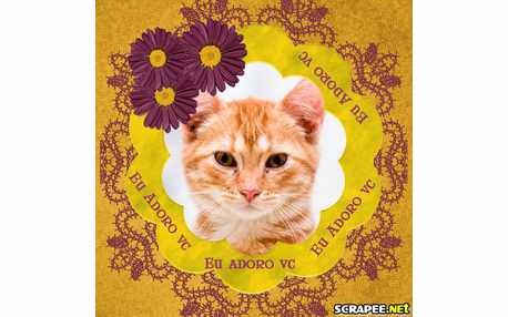 Moldura - Adoro Voce