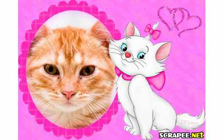 Moldura - Gatinha Marie