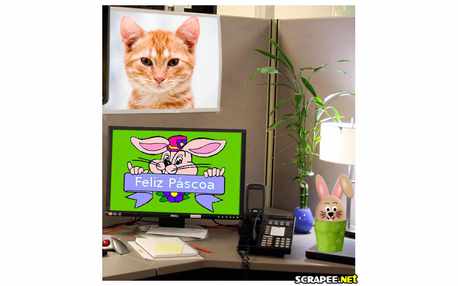 Moldura - Feliz Pascoa