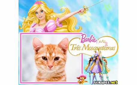 Moldura - Barbie E As Tres Mosquiteiras