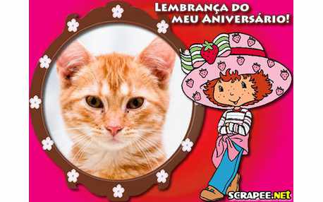 Moldura - Lembrancinha Da Moranguinho