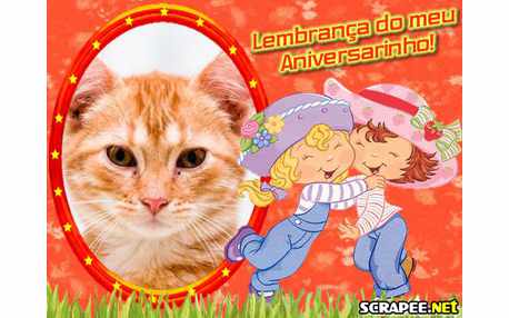 Moldura - Lembrancinha Da Moranguinho