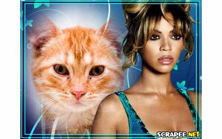 Moldura - Cantora Beyonce