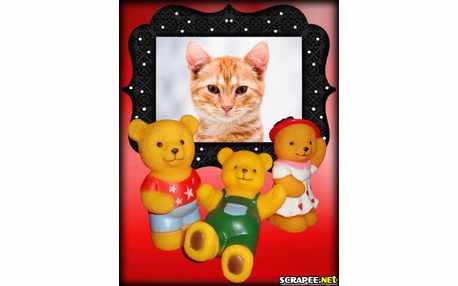 Moldura - Familia De Ursos