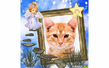 Moldura - Anjo Gruia