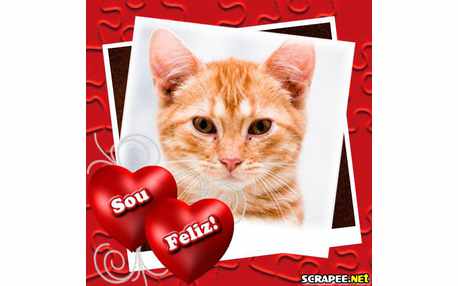 Moldura - Sou  Feliz