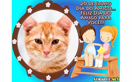 Moldura - Montagem Do Dia Do Amigo