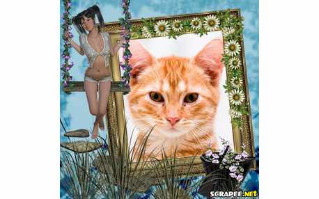 Moldura - Bonequinha