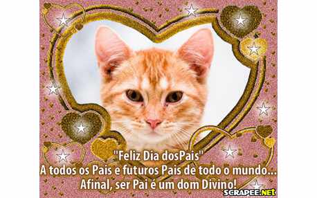 Moldura - Te Amo Pai