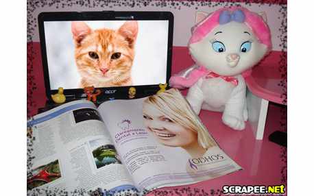 Moldura - Gatinha Marie