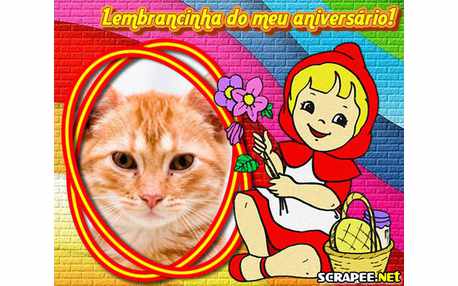 Moldura - Lembrancinha Da Chapelzinho Vermelho