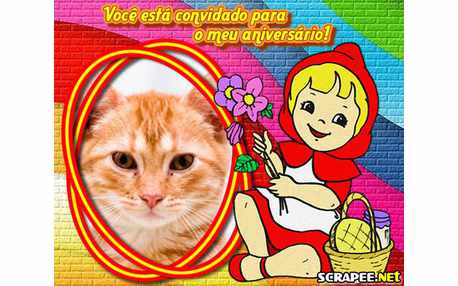 Moldura - Convite Da Chapelzinho Vermelho