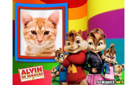 Moldura - Alvin E Os Esquilos 2