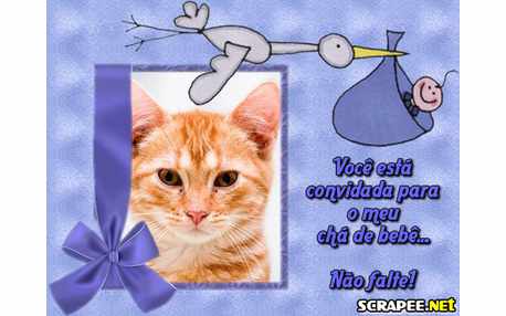 Moldura - Cha De Bebe De Menino