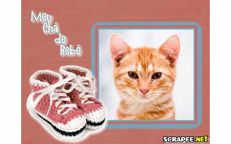 Moldura - Moldura Para Cha De Bebe