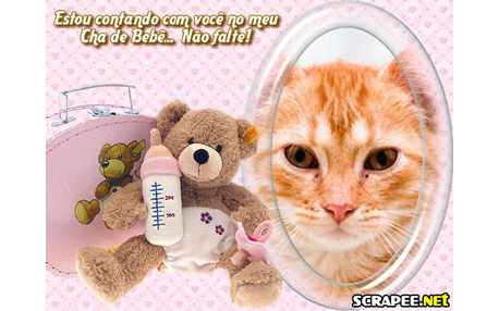 Moldura - Cha De Bebe Menina