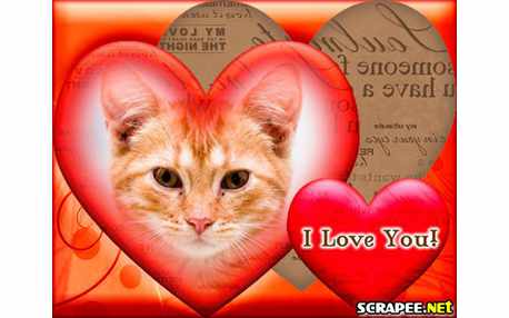 Moldura - I Love You