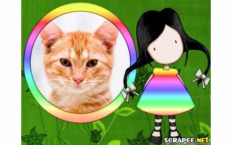 Moldura - Bonequinha Gorjuss