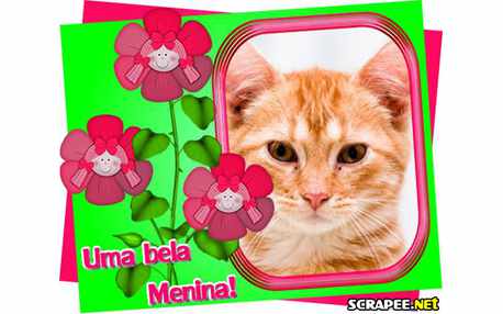 Moldura - Nasceu Uma Menina