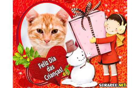 Moldura - Presente Para As Criancas