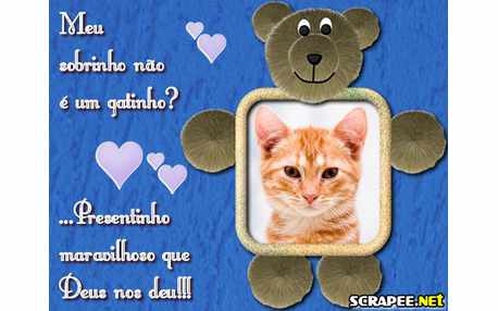 Moldura - Homenagem Para Sobrinho