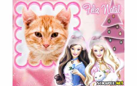 Moldura - Natal Da Barbie