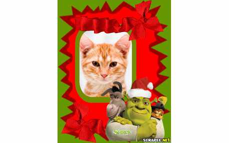 Moldura - Natal Do Shrek