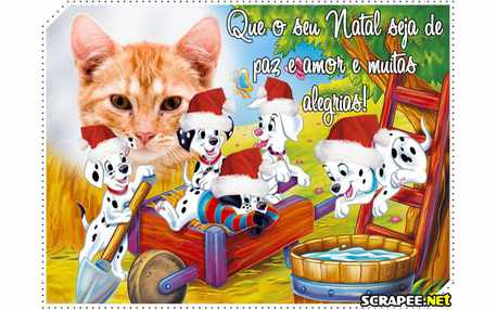 Moldura - Natal Dalmatas