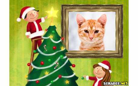 Moldura - Papai Noel