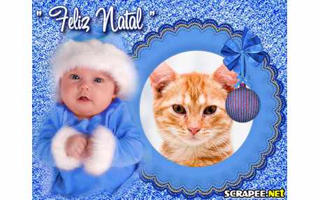 Moldura - Natal Baby Menino