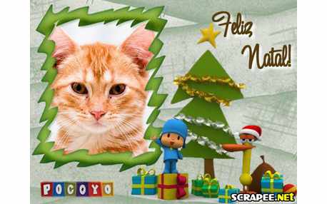 Moldura - Natal Pocoyo