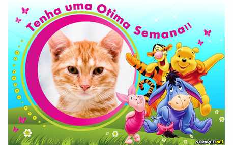 Moldura - Boa Semana Com Pooh