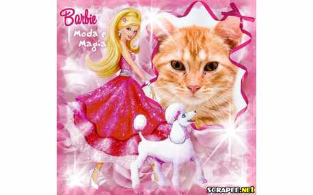 Moldura - Barbie Moda  Magia