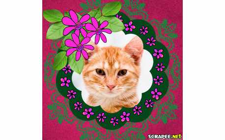 Moldura - Flores Minusculas