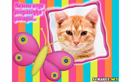 Moldura - Nascimento Menina