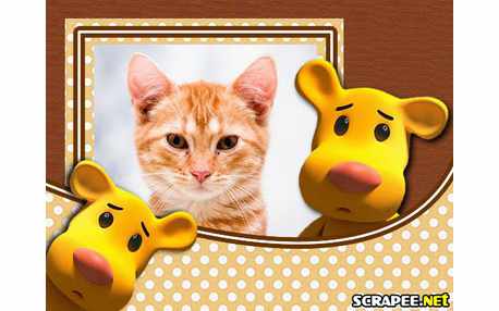 Moldura - Ursinho 3d