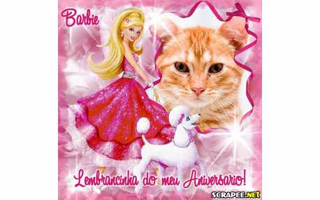Moldura - Lembrancinha Da Barbie